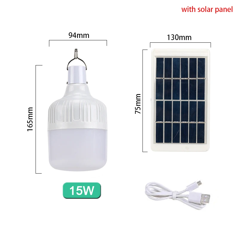 Portable LED Solar Lamp Charged Solar Energy Light Panel Powered Emergency Bulb For Outdoor Garden Camping Tent Fishing solar garden lights decorative Solar Lamps