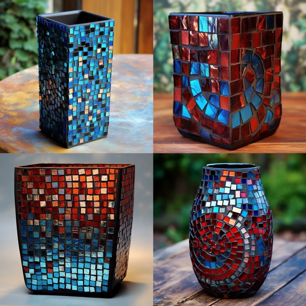 Description Picture 6 of item4x60cm Self-Adhesive Real Glass Craft Stickers Reflective Glass Tape Mirror Mosaic Tiles For Making DIY Hand Crafts Home Decor