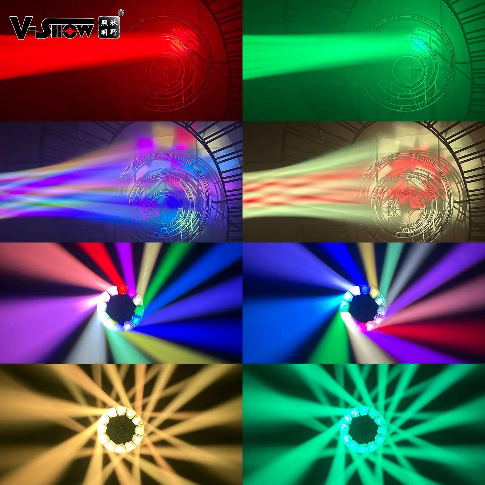 VSHOW R1940L Big Bee 19*40W Wash RGB Moving head light High Power LED Wash Moving head for Dj Concert