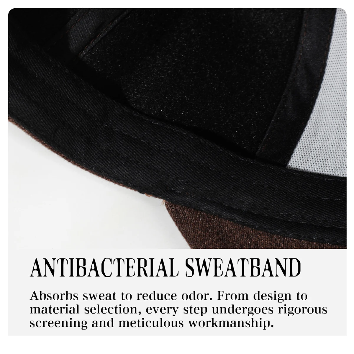 Wide-Brimmed Baseball Cap for Women and Men with Large Heads, Versatile Hard-Top Cap, Deep and Wide, Makes Face Look Smaller, Suitable for Autumn and Winter