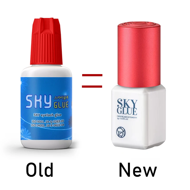 1 Bottle SKY S+ Glue Fake Eyelash Extension Korea Original 5ml Red Cap Beauty Health Lava Beauty Shop Makeup Tools Adhesive 3