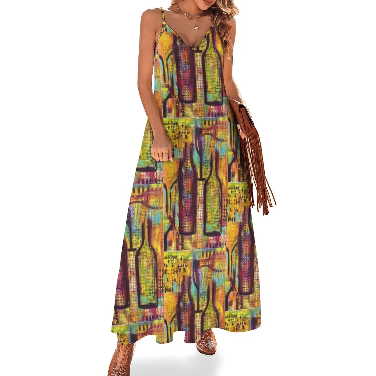 

Celebration Sleeveless Dress prom clothes birthday dress