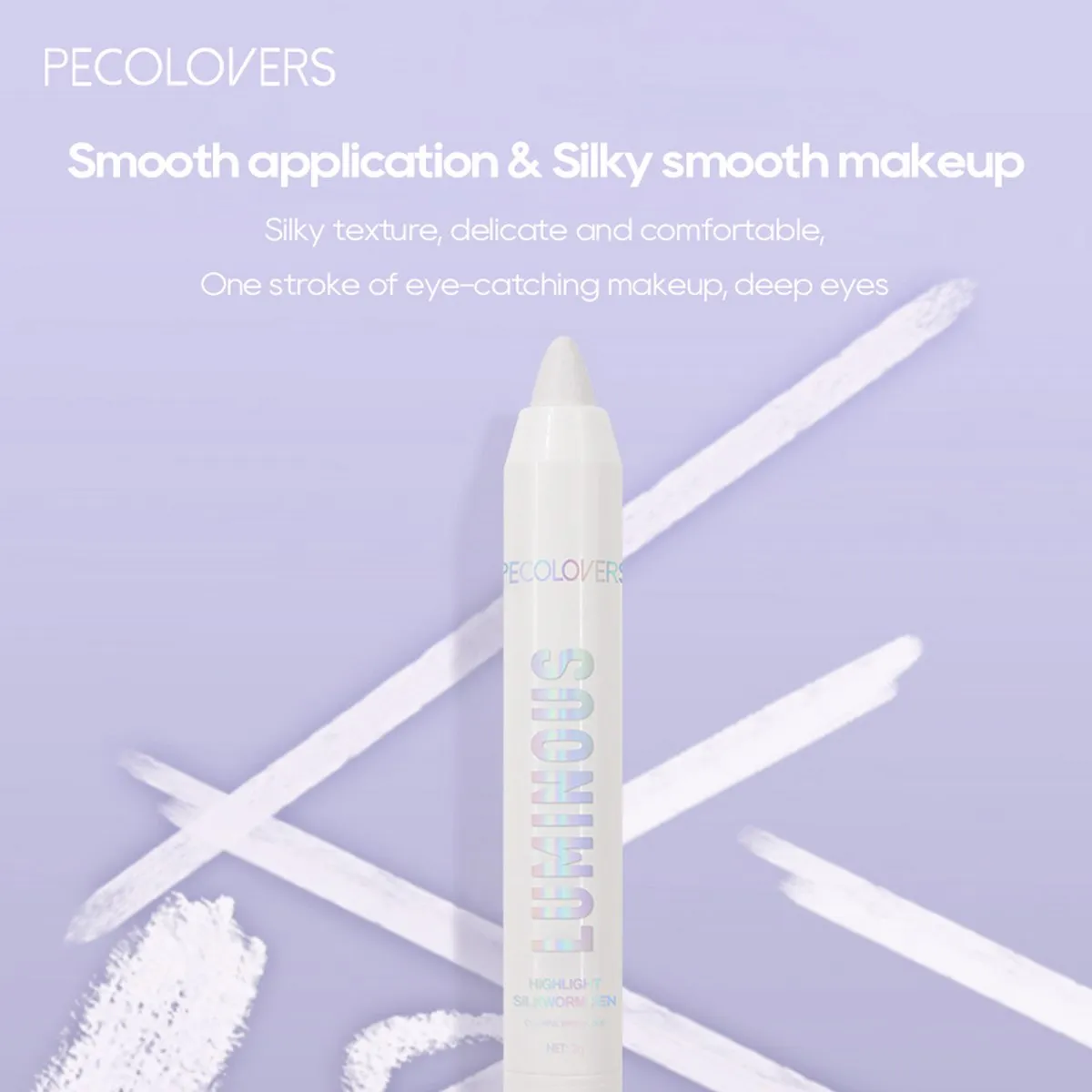 Brightening Lying Silkworm Highlighter Stick Pearlescent Matte White Sliver Eyeliner Lasting Smooth Eyeshadow Stick Face Makeup 6
