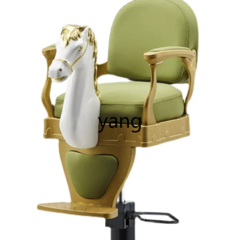 

CX Barber Shop Children's Retro Trojan Hair Cutting Lifting Rotating Chair Hair Salon Cartoon