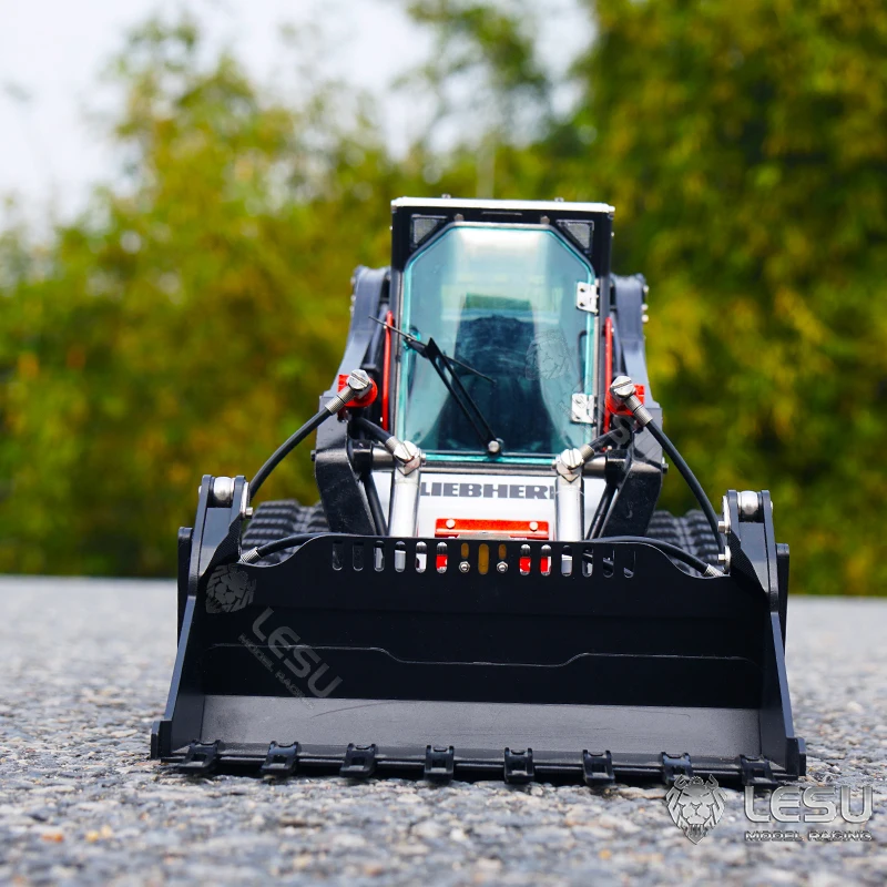 LESU 1/14 Aoue Lt5 Metal Hydraulic Tracked Skid-Steer RC Loader DIY Model Lights Outdoor Toys TH20000 3