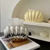 Ceramic Tissue Box  Napkin Holder Box Pearl Shell Shape Mermaid Cute Storage HOME Coffee Restaurant Hotel Bedroom Desktop Decore 2