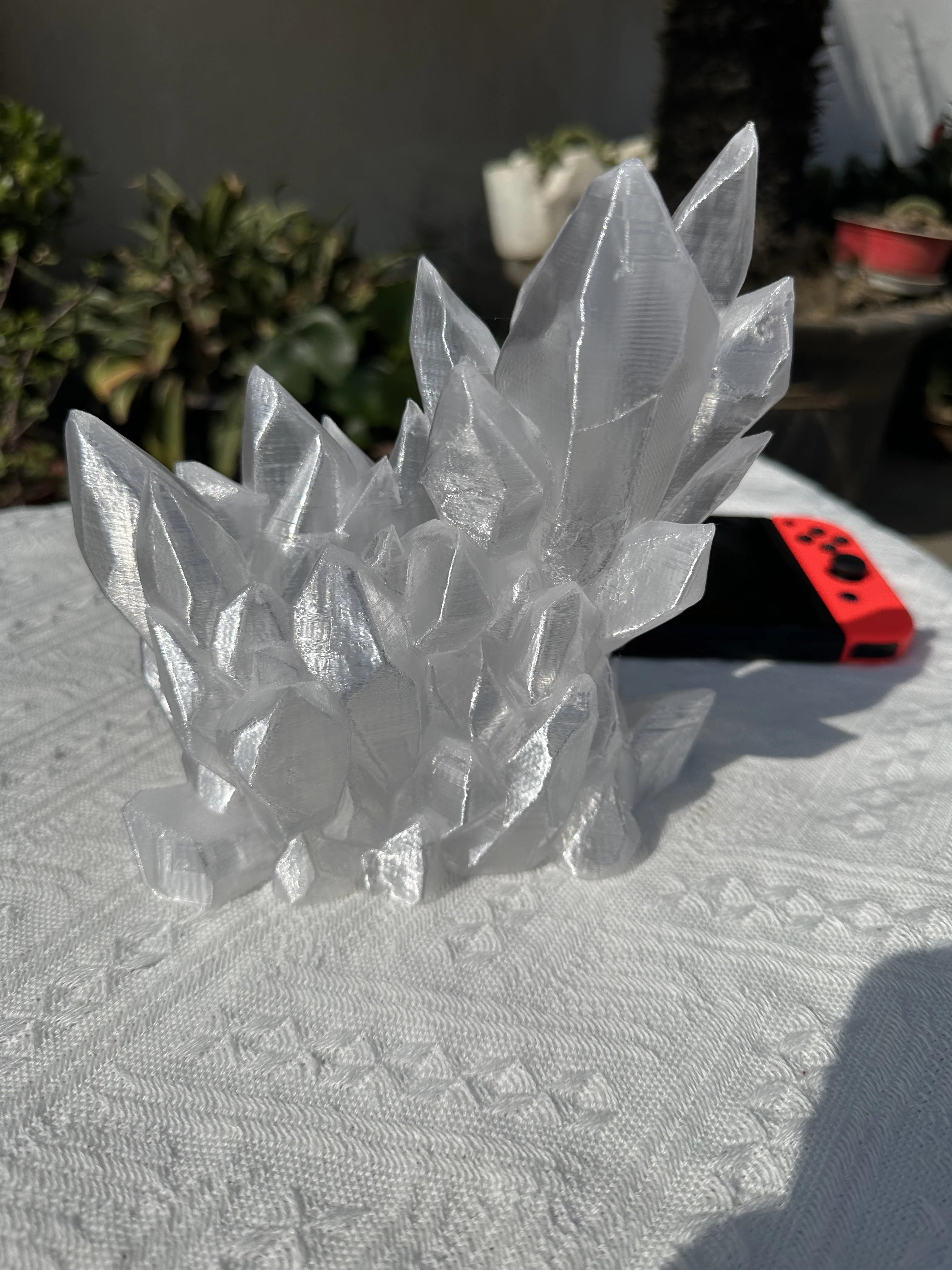 스위치 라이트용 크리에이티브 크리스탈 스타일 스탠드 - 장 홀더 도크 게임 장식 Nintendo용 세련된 쇼케이스 액세서리