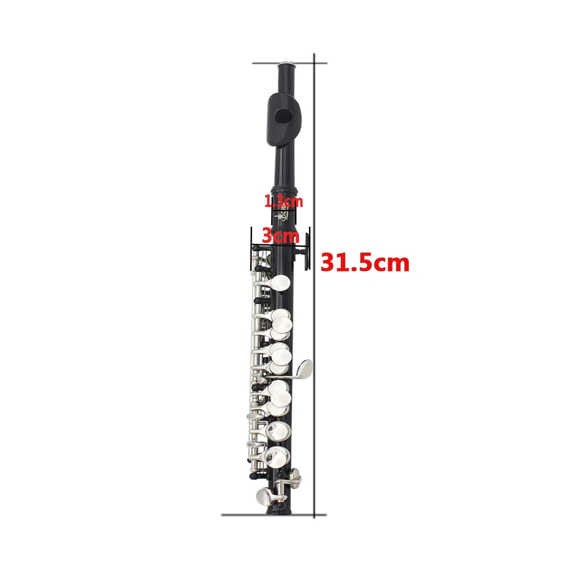 C Key Flute Flute Instrument Wind Music Instrument Black Piccolo Flute