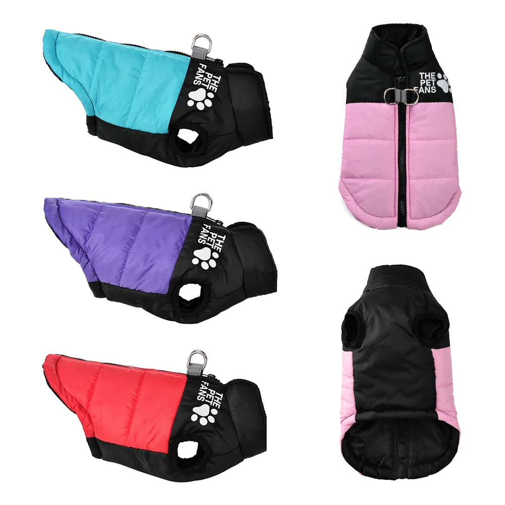 Manteau Réfléchissant Chien Hiver THE PET FANS | Veste Chaude Coupe-Vent pour Petits et Grands Chiens - 2025 - Doglovedesign : Vêtement et accessoires pour chiens