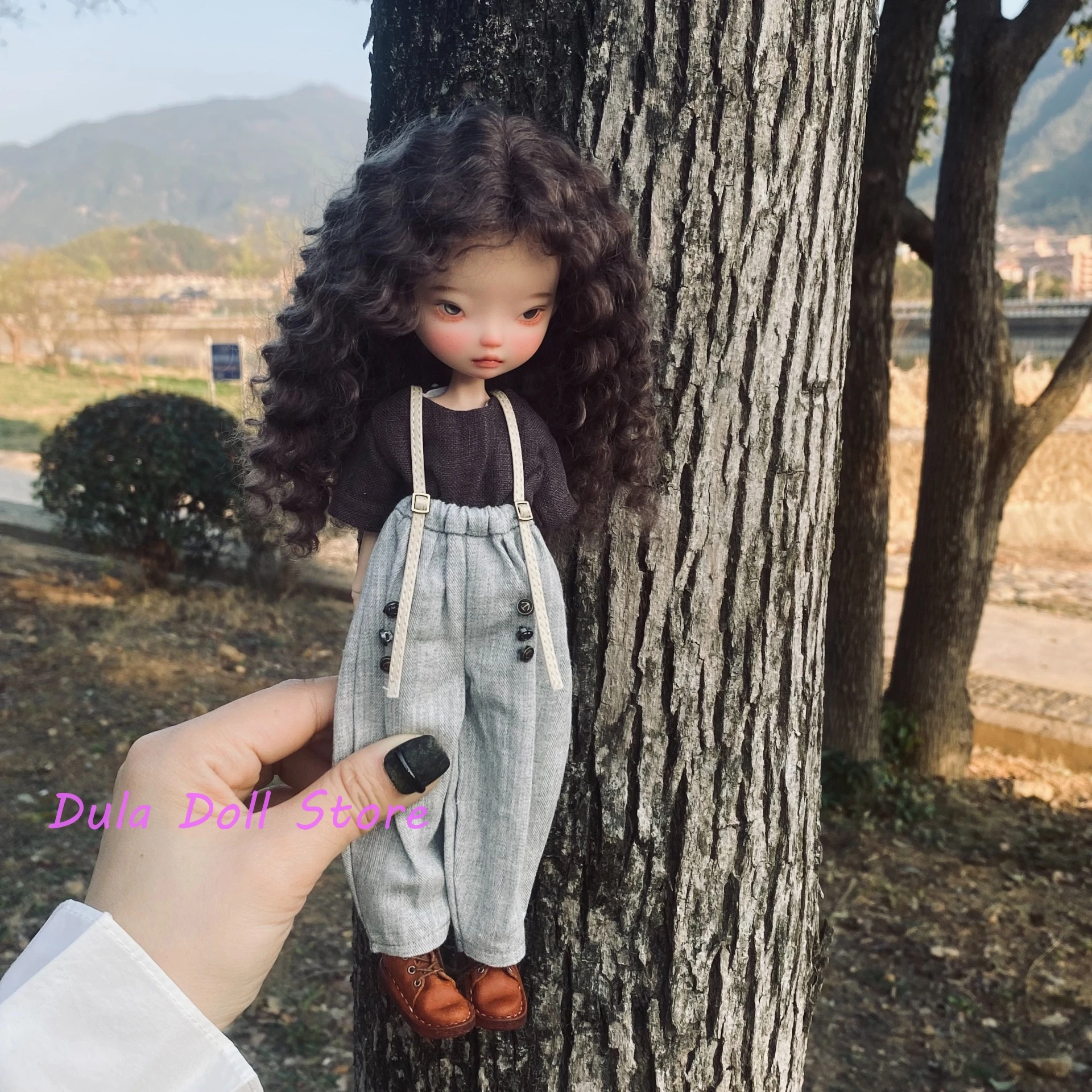 블라이스 랜두두 랜다즈 ob24 ob22 리카카 1/6 인형용 듀라 인형옷 레트로 상의 ? 바지와 치마