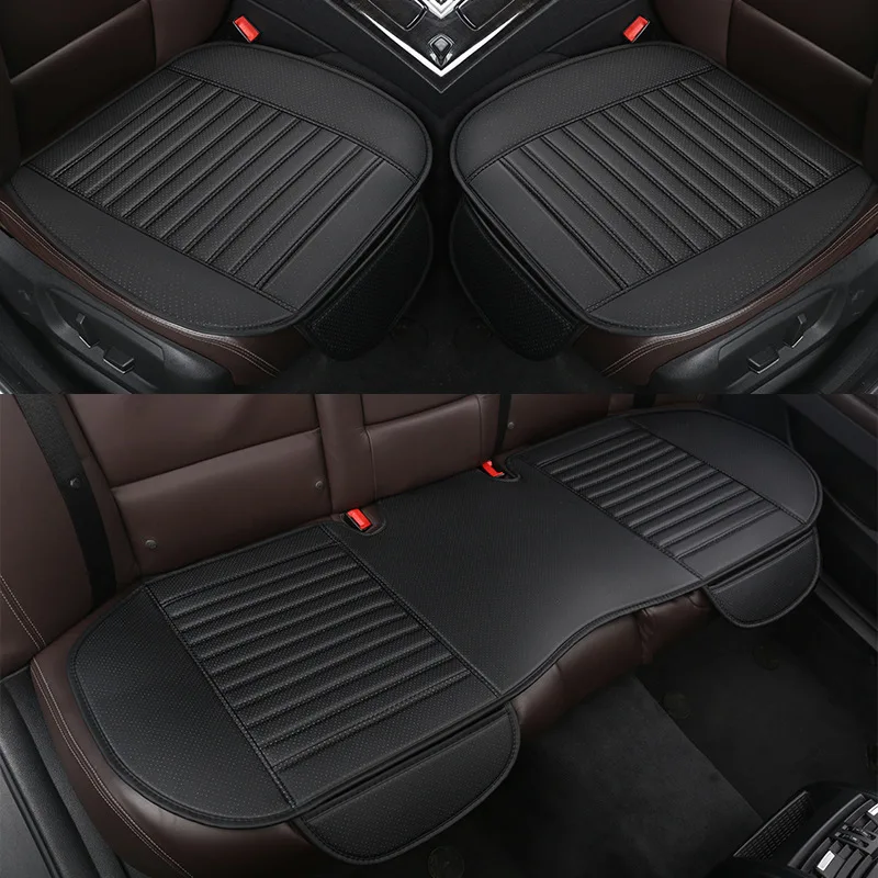 

Four Season Car Seat Cover PU Leather Seat Cushion Universal Breathable Seats Cover Protector Pad For Car Interior Accessories