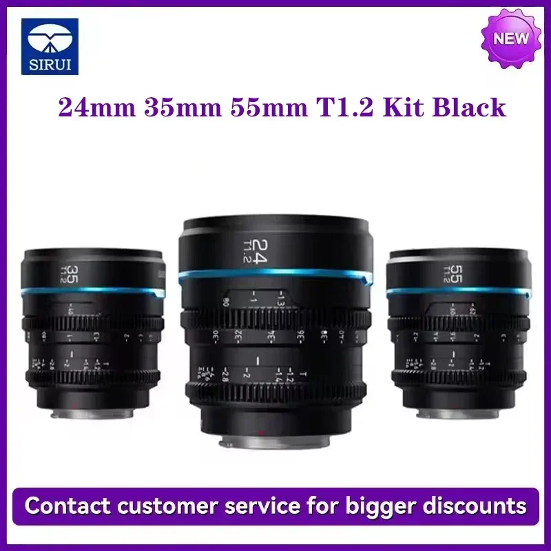 SIRUI NightWalker 24mm 35mm 55mm 16mm T1.2 S35 Night Walker