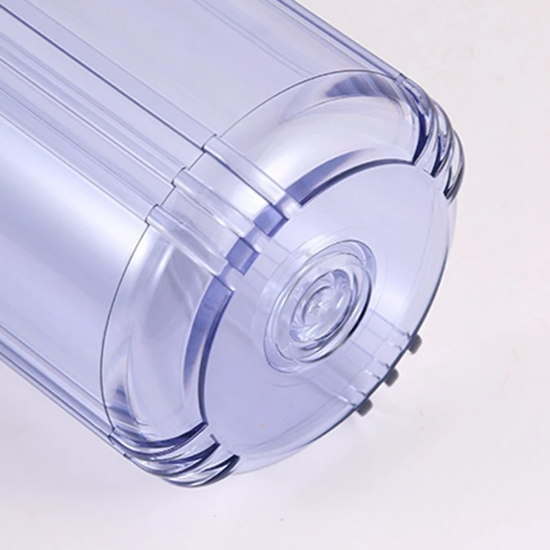 20inch Transparent Filter Bottle 3/4"1"1.5" Copper Thread Large Flow Pipeline Prefilter Food-Grade ABS Industrial Water Filter