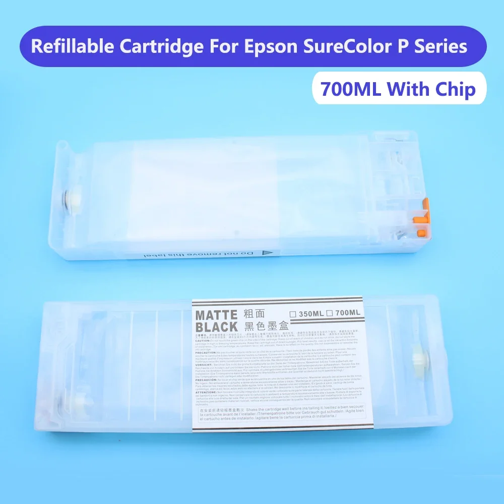 엡손 슈어컬러 P6000 P7000 P8000 P9000 잉크 카트리지용 칩 포함 리필 가능 잉크 카트리지 T8041-T08049 T804A T804B 700ML