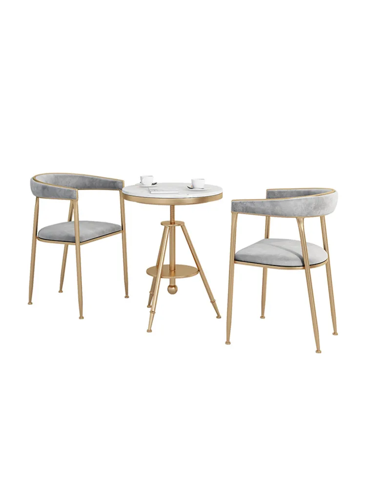 

Luxury balcony, small tables and chairs, Instagram, trendy dining, internet celebrity, Nordic modern minimalist storage