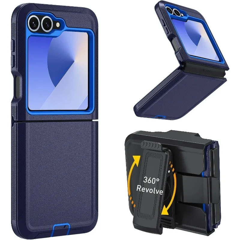 Durable Matte Heavy Duty Phone Case with Clip - Shockproof Military Grade Protection