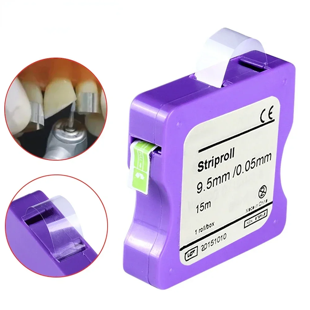 

AG Dental Clear Matrix Bands Dentistry Polyester Film Matrix Strips Roll Length 15m Thickness 0.05mm Width 9.5mm