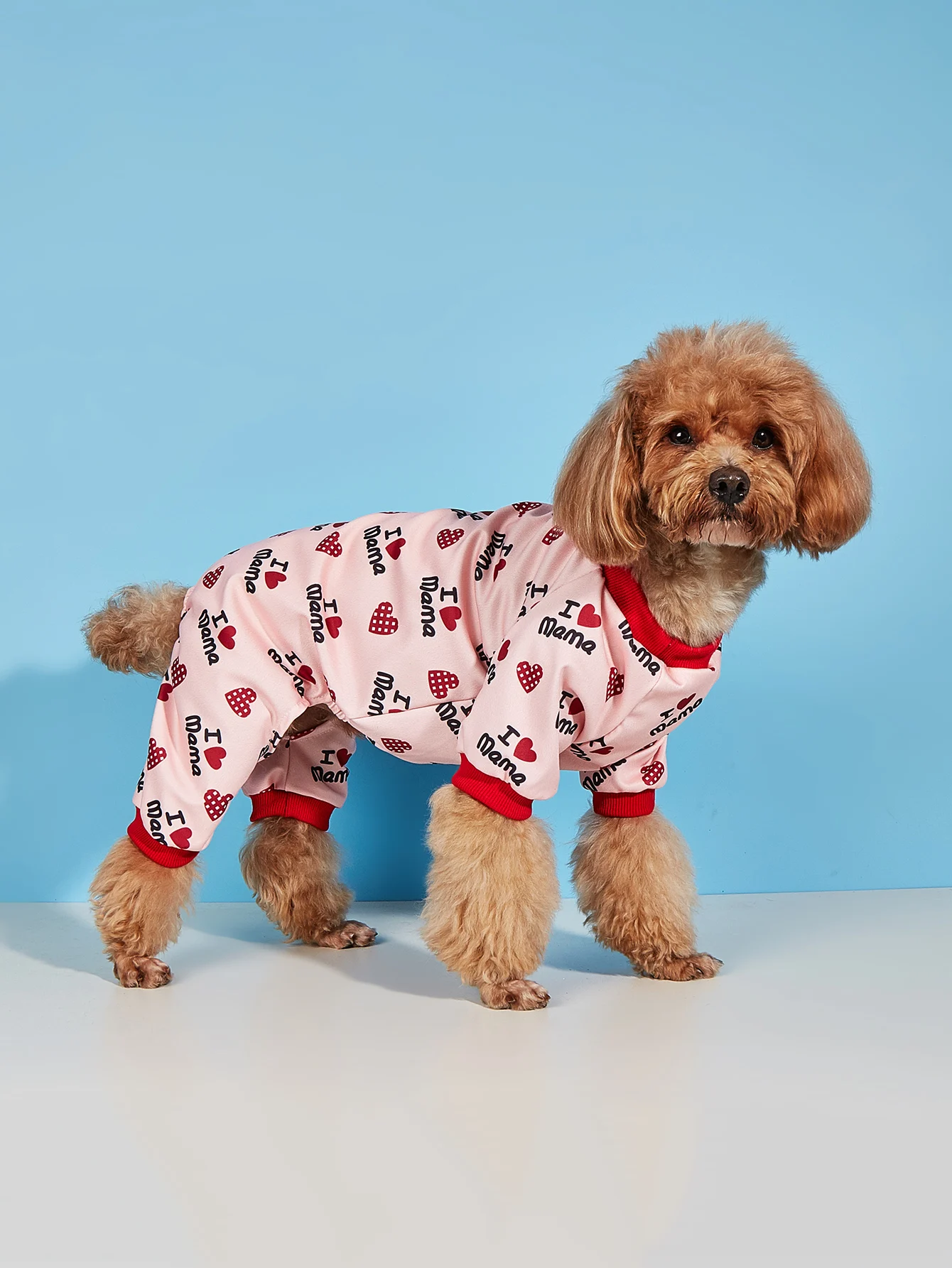 Mariposas del Corazón (Butterflies of the Heart) - Dog Pajama with Gold Neck & Trim/Sleeves