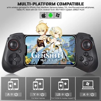 Control para PUBG en Celulares iPhone y Android, Gamepad Bluetooth, Gatillo para Teléfono Móvil, Joystick para Smartphone 2