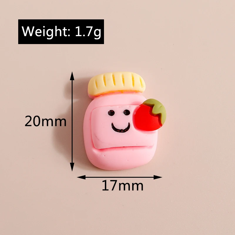 Leslie 10 Stück Niedliche Mini-Kuchen Eiscreme Donuts Flache Rückseite Harz-Cabochons Scrapbooking DIY Schmuck Haarspangen Dekoration – Detail 9
