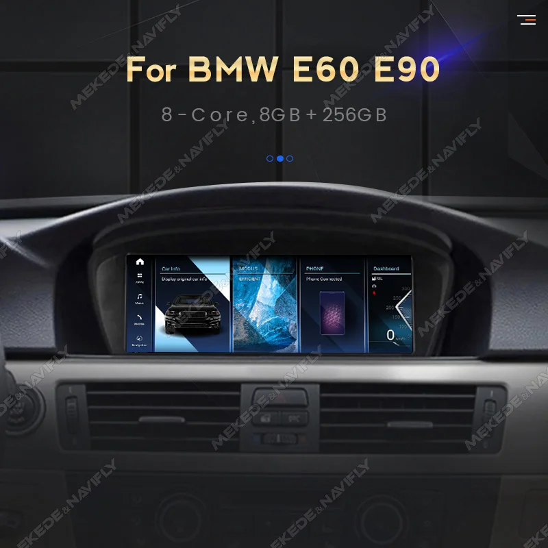 NEW 2024 S680 Android 13 Wireless Carplay Car Radio For BMW 3/5 Series E60 E61 E63 E64 E90 E91 E92 Multimedia Player DSP 4G GPS