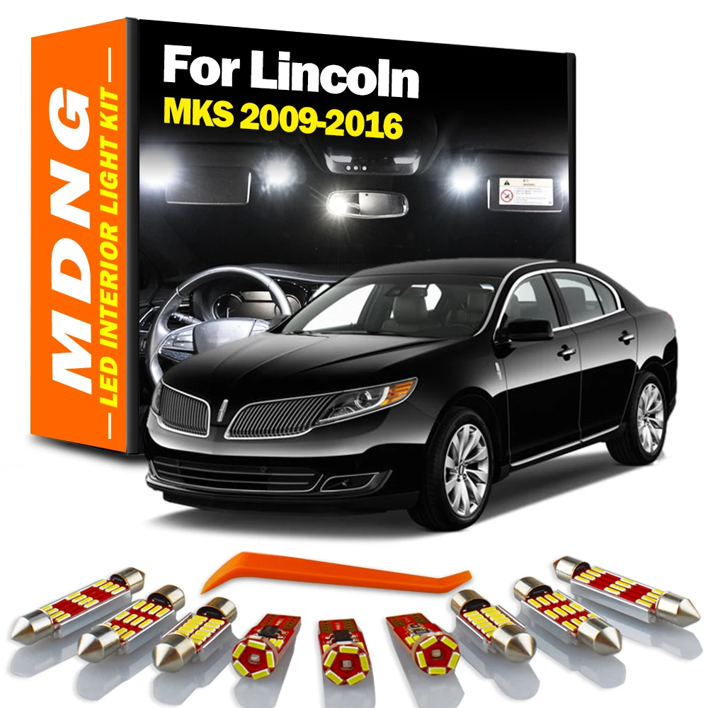 

12 шт., лампочка для фотографий, для Lincoln MKS 2009-2013 2014 2015 2016