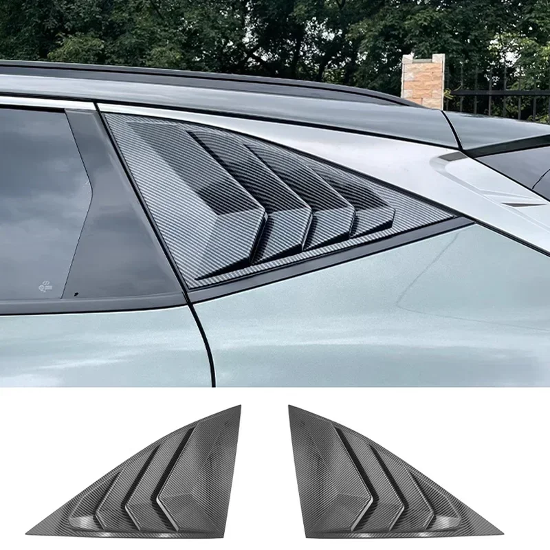 

Quarter Side Window Louver for Hyundai Tucson Scoop Cover Vent Carbon Surface Spoiler 2021 To 2023 Decorative Accessories