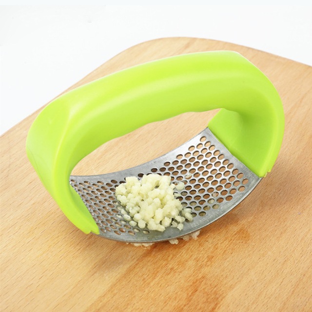Press Stainless Household Manual Garlic Presses Device Kitchen Press Squeezer Ginger Garlic Tools Kitchen Accessories