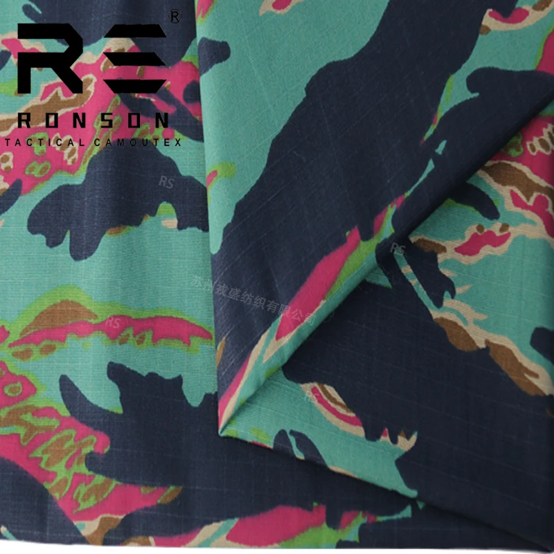 50% Nylon 50% Cotton Ripstop fabric MIAMI Camouflage NYCO5050 tactical fabric for uniform