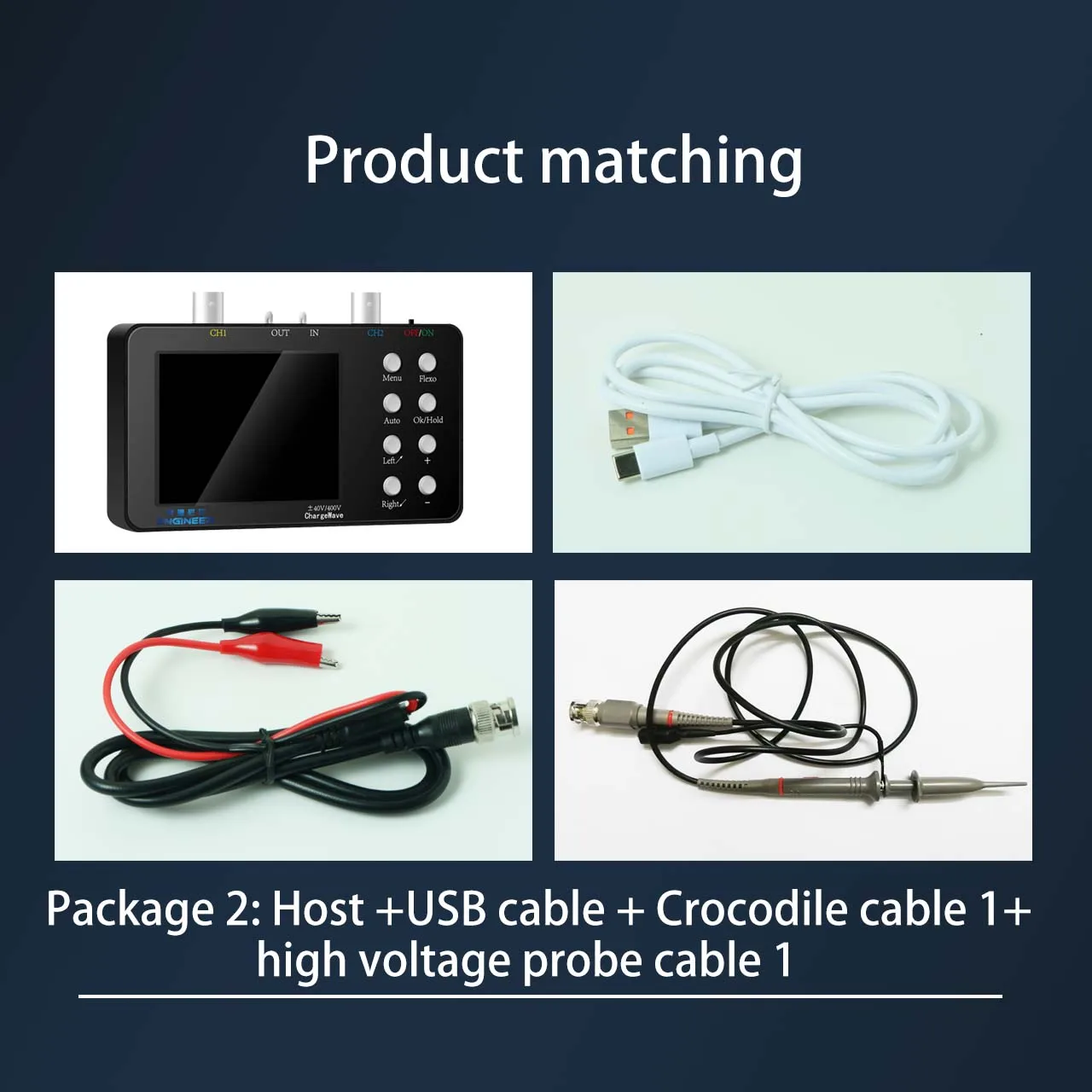 Maintenance of high performance dual-channel portable digital oscilloscope 50M sampling rate current oscilloscope handset 4