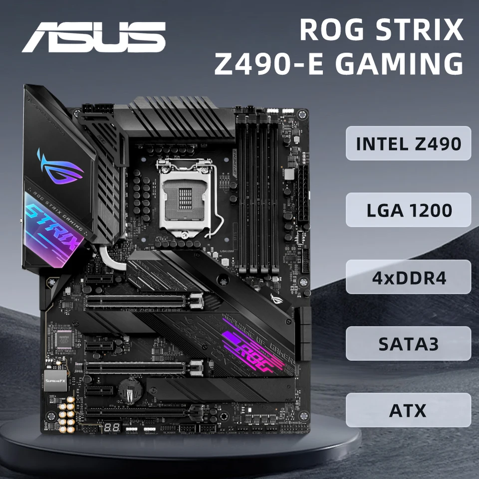 ASUS STRIX Z490-E GAMING Motherboard Support i9-11900KF10900K i7