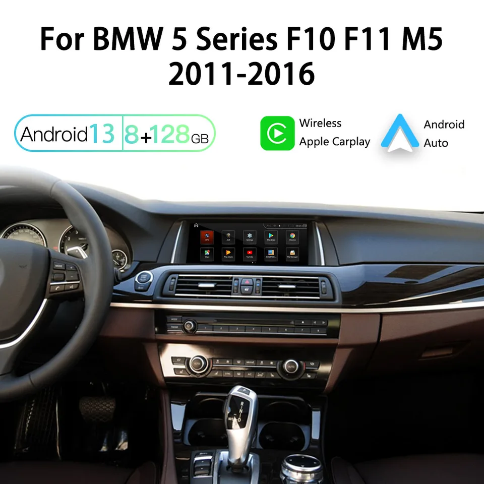 Tapis Avant Noirs Pour : BMW 5 F10 Berline (2010-2013