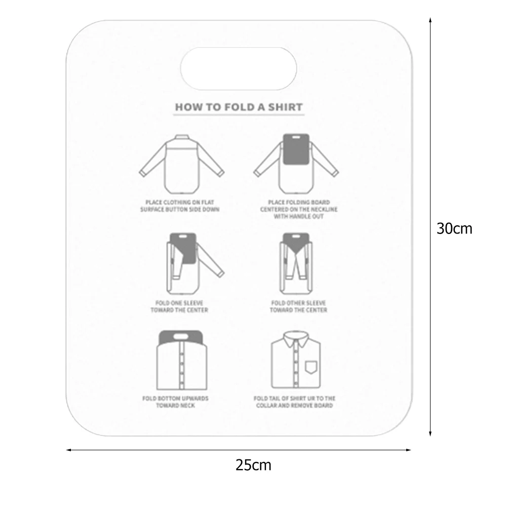 Clothes Folding Board Plastic Household Shirt Folding Board Creative Clothing Folder Bender for Kids Adults Clothes 2
