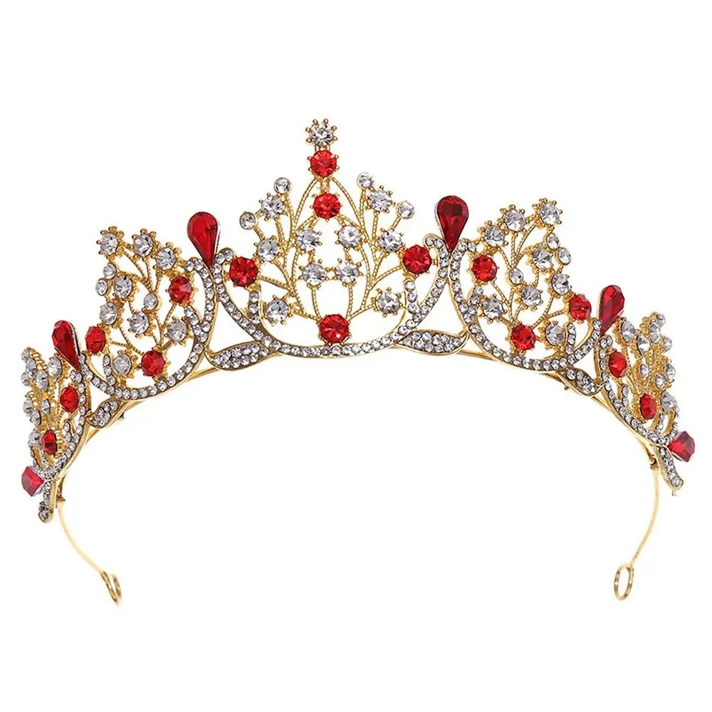 Hair Accessories Princess Crystal Tiaras and Crowns Headband Kid Girls Bridal Prom Crown Wedding Party Jewelry