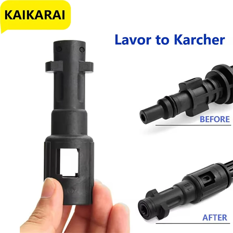 Converter Between Lavor & Parkside Adaptor Nozzle High Pressure Water Gun Connector For Karcher Car Washer Accessory