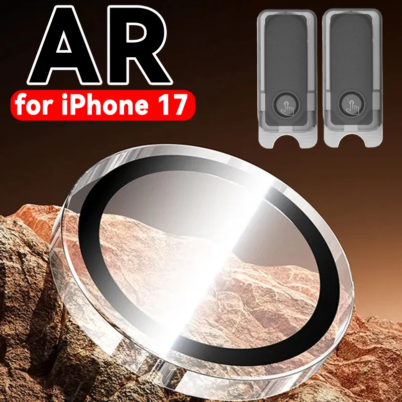 AR Clear Lens Cover | Dust-Free Removable Camera Protector with Tempered Glass Film | Easy Install