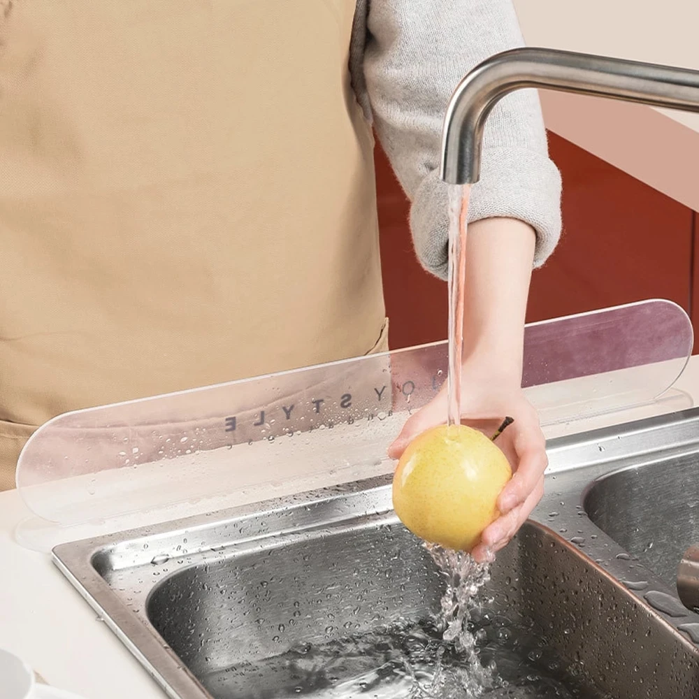 Transparent Sink Water Splash Guard Anti-water Board Baffle Plate Waterproof Screen for Home Kitchen Supplies Specialty Tools