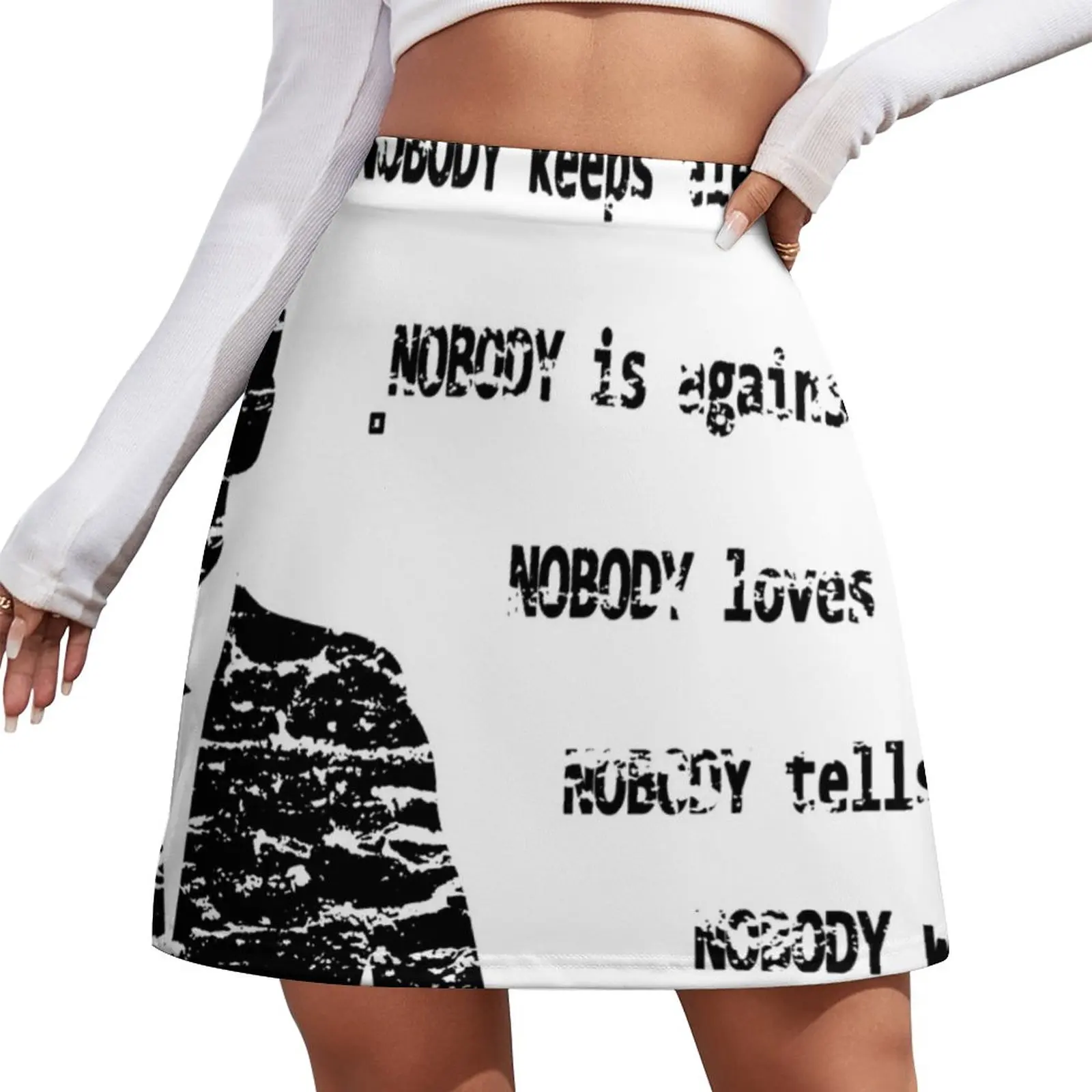 VOTE FOR NOBODY Mini Skirt women clothing 2024 new arrivals Women clothing skirts women summer 2024