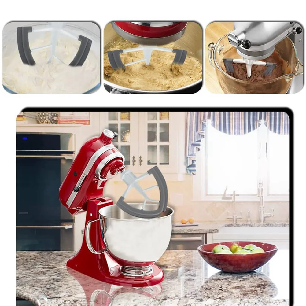 Mixer Accessories Flex-Edge Paddle Attachment For Kitchenaid Stand Mixer