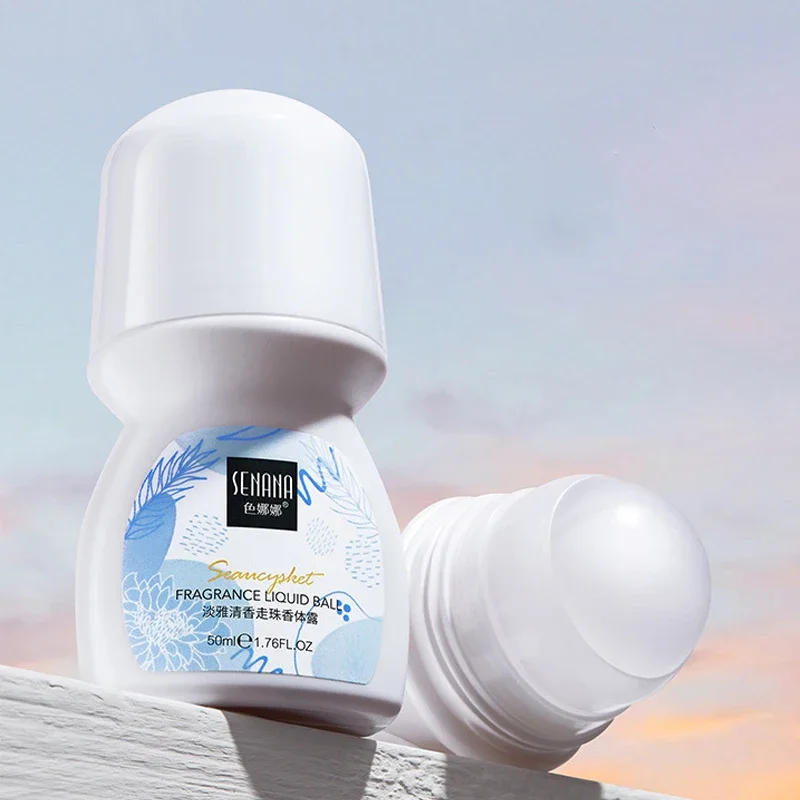 1Pcs Deodorant Reduce Sweat Remove Women Fragrance Men Smooth Dry Perfumes Ball Body Lotion