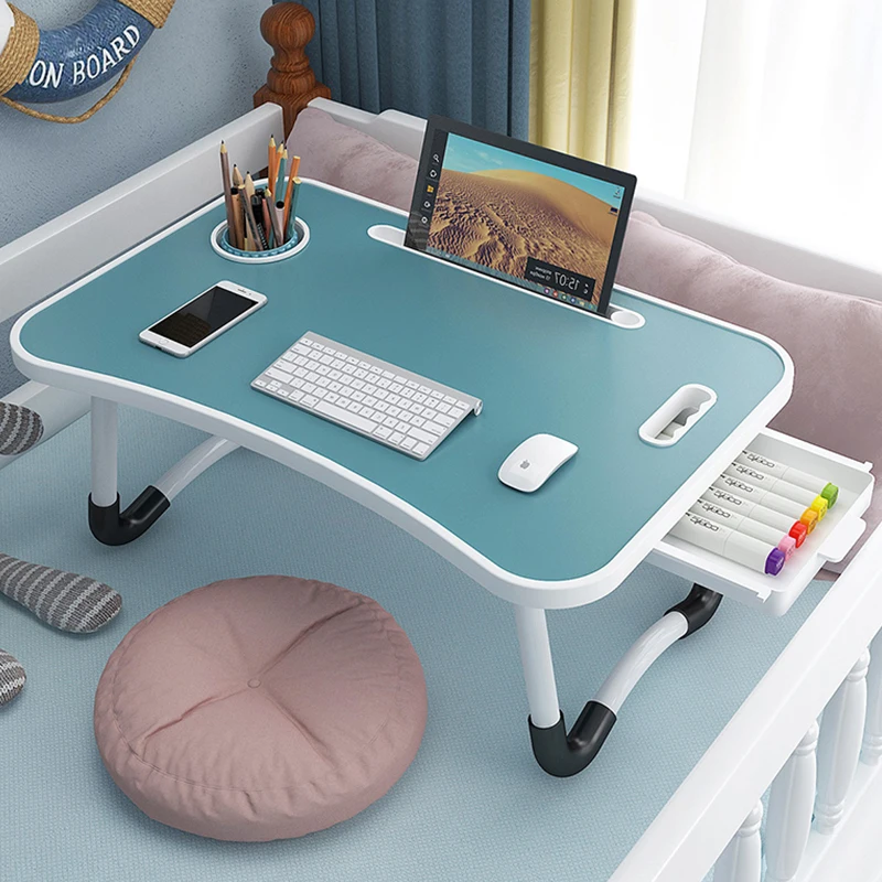 

Small Study Computer Desks Standing Coffee Foldable Small Corner Table Portable Reading Mesa Plegable Cama Furniture Home