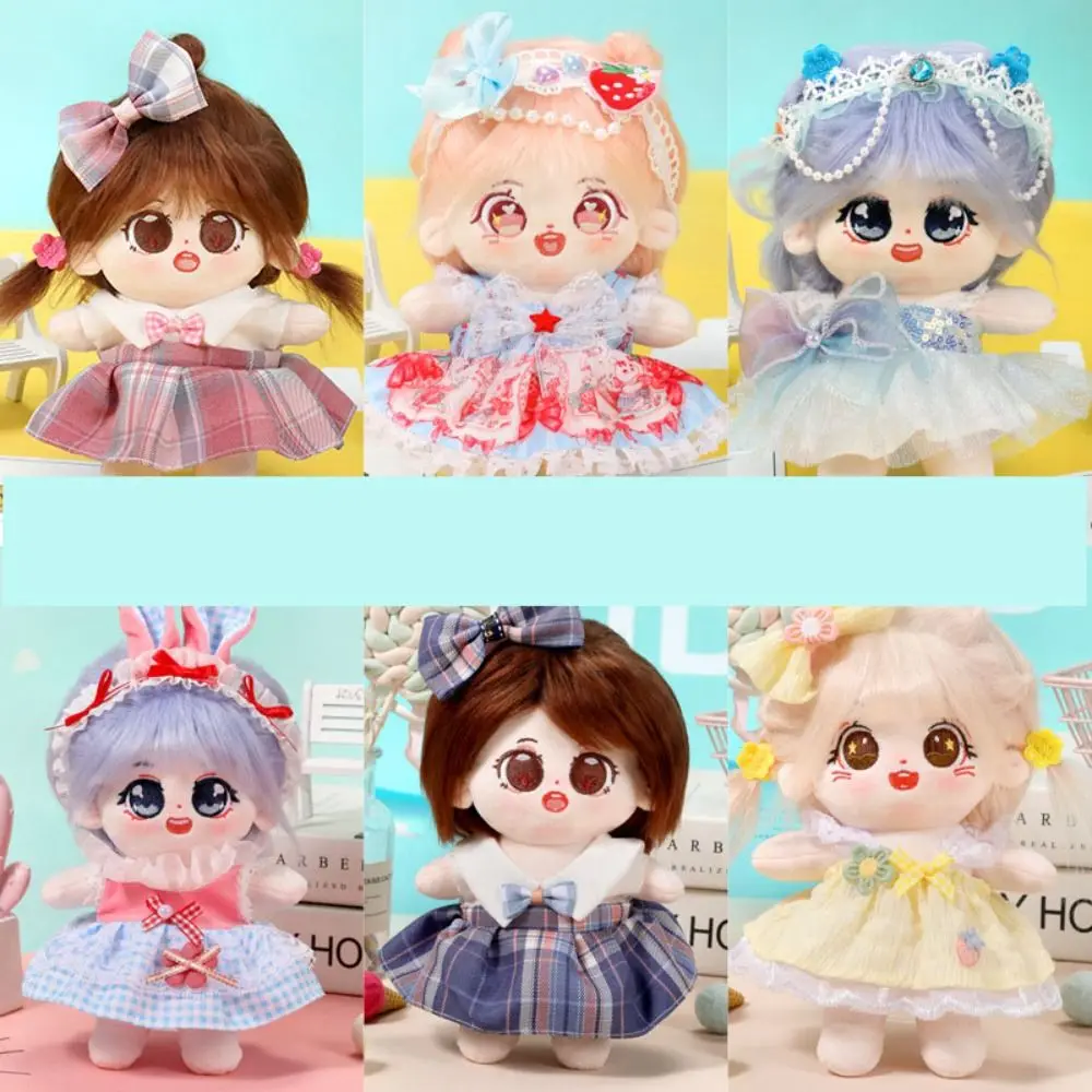 

Doll's Clothes Doll Lolita Dress Toy Accessories Lolita 20cm Cotton Doll's Clothes Dress Mini Cotton Doll Lolita Outfit Dress