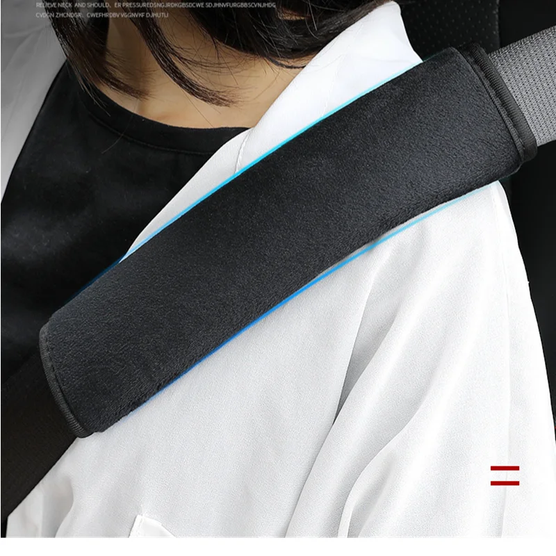Universal Car Seat Belt Covers Interior Accessories 2Pcs Pink Black Auto Seatbelts Shoulder Pad Guard For Adults Youth Kids