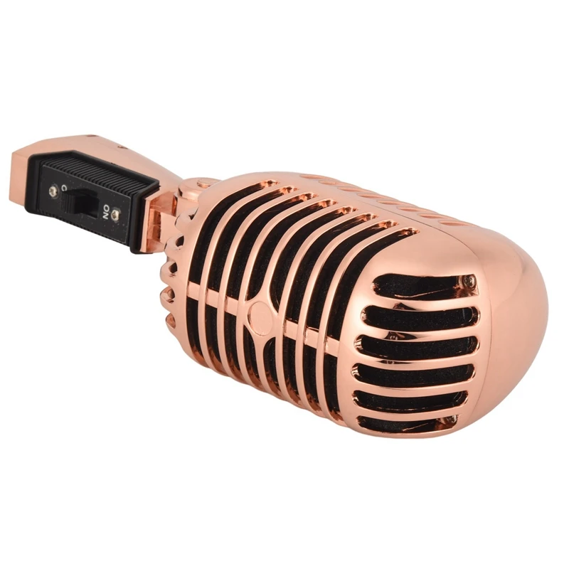Professional Wired Vintage Classic Microphone Dynamic Vocal Mic Microphone For Live Performance Karaoke