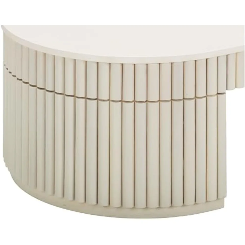 Furniture Bella Cream Oval, coffee table 6