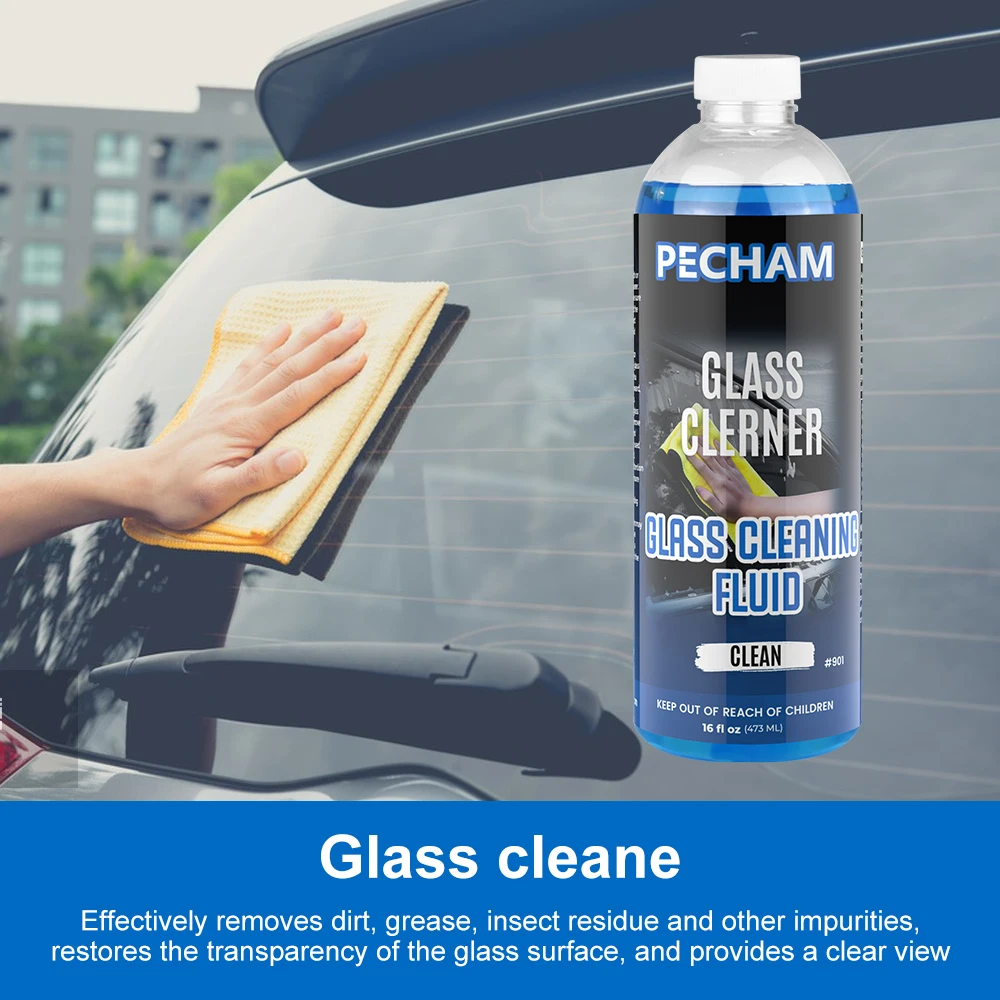 Shiny car after complete wash using foam cleaner