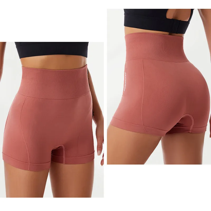 THUNSHION H208209 Seamless High Waist Sports Shorts Casual Women Workout Push Up Leggings Yoga Running Fitness Gym Slim Pants