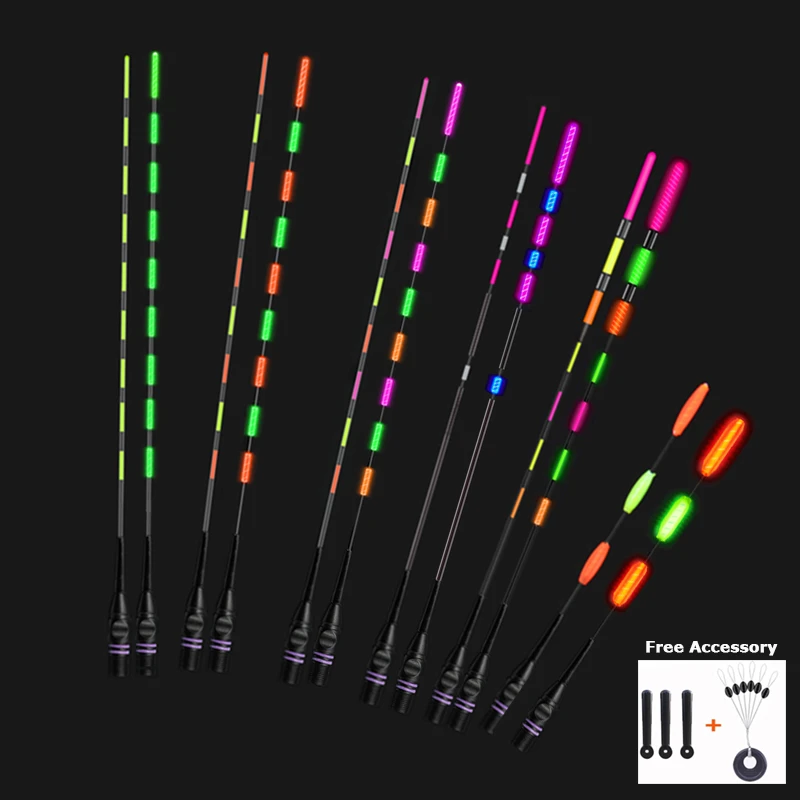 6pcs/lot Fishing Floats Antenna High Brightness Electric Luminous Tails