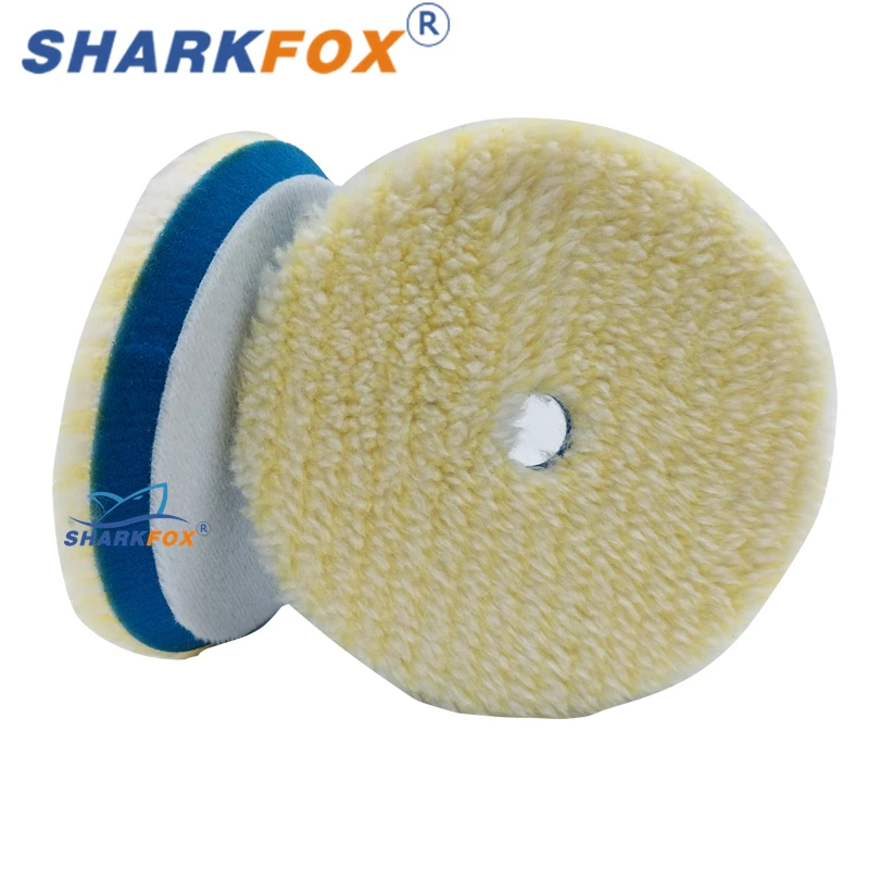 Sharkfox 5inch Polishing Kit Polishing Pad Car Waxing Sponge Disk Wool Wheel Auto Paint Care Polisher Pads for Car Polisher