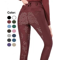 MXLLINA Women Equestrian Pants Silicone Riding Leggings Horseback Tights Breecheds Female Riding Horse Clothes 1
